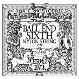 Струна для акустичних гітар ERNIE BALL Palla Nylon B-End 6 P01526, image 